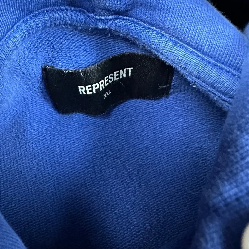 REPRESENT‎ Owners Club Royal Blue Cotton Hoodie Mens Size Large